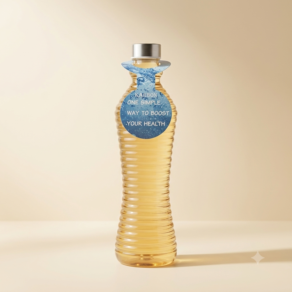 Premium glass water bottle for daily hydration - elegant minimalist design