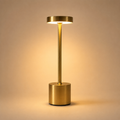 Aurora Touch Lamp - cordless rechargeable LED table lamp with aluminum body